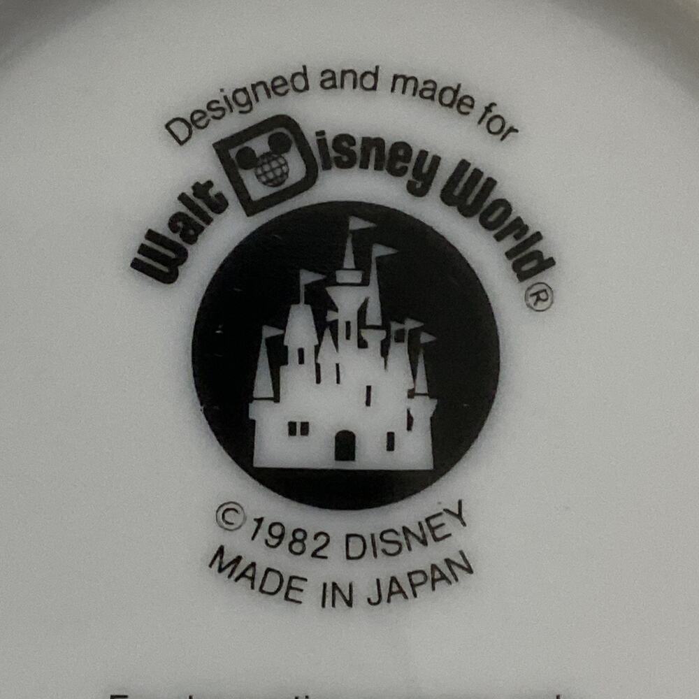 VTG Walt Disney World 1982‎ Epcot Center World Showcase Souvenir 4” Plate Japan - Picture 3 of 4